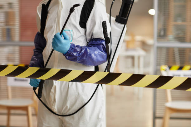 Professional Biohazard Cleanup technician working in Lexington, MI